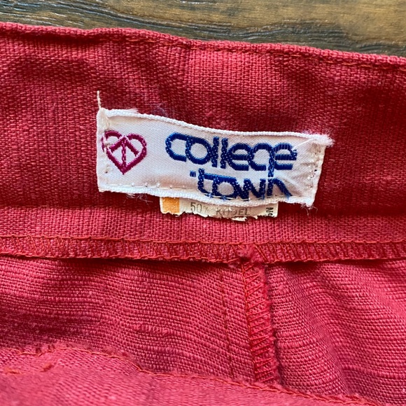 vintage pink wide leg pants - Picture 2 of 10